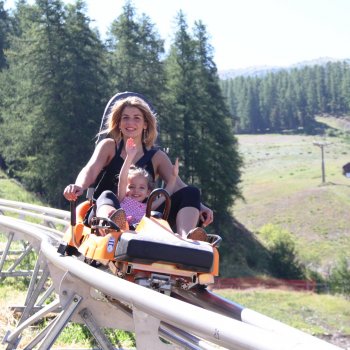 Luge l'Orrian Express, les Orres. Hautes Alpes